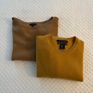 Cashmere Sweater and Merino Wool Blend Sweater